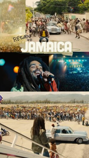 Ziggy Marley Instagram - From Jamaica, around the world, and back: spreading love and unity with every beat. 🎵 🎶 

Watch Bob Marley: One Love at home on Digital. Link in bio. #BobMarleyMovie #OneLoveMovie