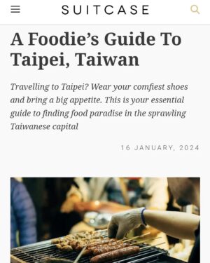 Zing Tsjeng Instagram - Wrote about food in Taipei for @suitcase magazine 🍥 Check out the link in my bio for my picks of what to eat in the capital - here's my personal highlights and some that I couldn't fit in. Thank you @mrwanderinghead @angelahuii @milo.made.ceramics for all your guidance 💐

📍 Fuzhou Black Pepper Bun, Raohe Night Market - yes everyone knows about it. But it is TRULY sensational, all piping hot from the mobile oven.
📍Yong Chang Traditional Soft Tofu and Almond Milk Shop - soy milk breakfast joints are ten a penny, but truly good almond milk tofu is much harder to find.
📍@taipeieats pork gua bao - I went on their Iconic Eats food tour and I had too good a time to snitch on their picks, but this pork gua bao was heavenly.
📍Wu Jia Beef Noodles (吳家牛肉麵店 on Google Maps) - our cabbie recommended this to us shortly before he pulled out a giant crucifix and tried to convert me. My demonic ass chose to forgive him because the pork noodles and braised appetisers were that good!!
📍Yu Pin Yuan Iced and Hot Tangyuan (御品元冰火湯圓) - ugh gooey warm melting tangyuan on top of syrup sweet shaved ice is the one 💕
📍Another @taipeieats stop - maybe the best peanut mochi I've ever eaten, courtesy of the cutest grandma selling them at the side of a wet market.
📍Wenzhou Street Radish Pancake - not a big fan of radish pancake BUT this was possibly the best scallion pancake I had in Taiwan.
📍Chi Chia Chuang - their three flavour chicken is a smoky silky delight (you know it's good when there's a random child doing homework in the restaurant).