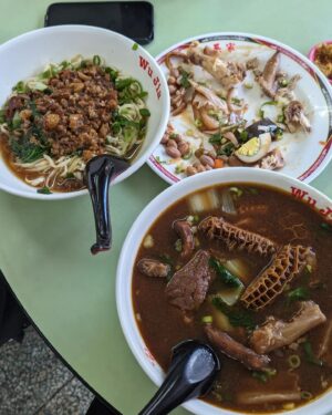 Zing Tsjeng Instagram - Wrote about food in Taipei for @suitcase magazine 🍥 Check out the link in my bio for my picks of what to eat in the capital - here's my personal highlights and some that I couldn't fit in. Thank you @mrwanderinghead @angelahuii @milo.made.ceramics for all your guidance 💐

📍 Fuzhou Black Pepper Bun, Raohe Night Market - yes everyone knows about it. But it is TRULY sensational, all piping hot from the mobile oven.
📍Yong Chang Traditional Soft Tofu and Almond Milk Shop - soy milk breakfast joints are ten a penny, but truly good almond milk tofu is much harder to find.
📍@taipeieats pork gua bao - I went on their Iconic Eats food tour and I had too good a time to snitch on their picks, but this pork gua bao was heavenly.
📍Wu Jia Beef Noodles (吳家牛肉麵店 on Google Maps) - our cabbie recommended this to us shortly before he pulled out a giant crucifix and tried to convert me. My demonic ass chose to forgive him because the pork noodles and braised appetisers were that good!!
📍Yu Pin Yuan Iced and Hot Tangyuan (御品元冰火湯圓) - ugh gooey warm melting tangyuan on top of syrup sweet shaved ice is the one 💕
📍Another @taipeieats stop - maybe the best peanut mochi I've ever eaten, courtesy of the cutest grandma selling them at the side of a wet market.
📍Wenzhou Street Radish Pancake - not a big fan of radish pancake BUT this was possibly the best scallion pancake I had in Taiwan.
📍Chi Chia Chuang - their three flavour chicken is a smoky silky delight (you know it's good when there's a random child doing homework in the restaurant).