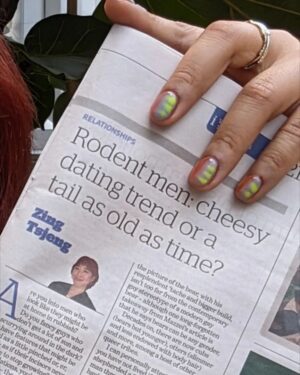 Zing Tsjeng Instagram - Wrote some ~essential queer context for the phenomenon of the "hot rodent man" for @theipaper - link in bio. Strongly believe that whoever came up with this headline deserves a pay rise tbqh🐁