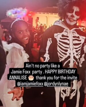 Zion Broadnax Instagram - One of the coolest and nicest people. #jamiefoxx is always so cool ! #Halloween2023