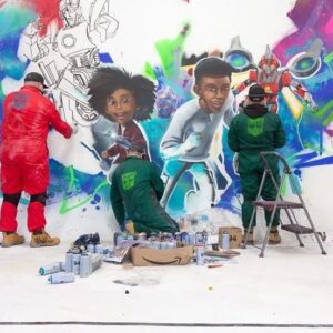 Zion Broadnax Instagram - This is Amazing !!!! Shout out to @murwalls  this is 🔥🔥🔥🔥repost via @instarepost20 from @murwalls ‘TRANSFORMERS: EARTHSPARK X MURWALLS’

@transformersofficial & @paramountplus introduce a new generation of Transformers robots together with a human family.

Transformers EarthSpark © 2022 Hasbro/Viacom. 

It took 12 months of meticulous planning on this exciting global project, working alongside the teams at @eoneuk @nickelodeon @hasbro & BradleyDyer Raw. 

🎥 
Take a bow @redfivefilms 
& @jaime_bunting_ 🔥 

An intense week of painting and banter for the @murwalls team who smashed it out the park 👊🏻
Huge thanks to; @wingy.uk @gnashermurals @jxcdesigns @humorstreetart @meanamania @savage_gardens @dachillbear @zionbroadnax
#ZionBroadnax .
.
.
.
#nickelodeon #transformers #paramountplus #hasbro #streetart #murwalls