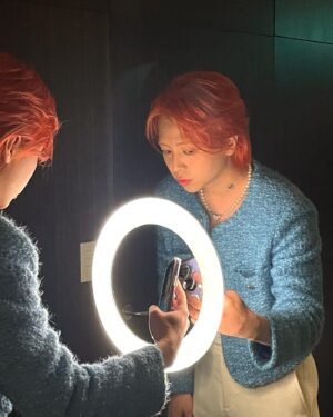 Zior Park Instagram - Selfie and behind the scene @nikeseoul