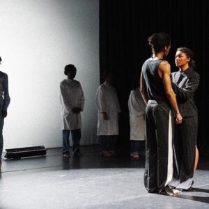 Zoë Love Smith Instagram - I, Between Baldwin and the World (june 2024)

a multidisciplinary play by @b.a.s.d.e.w 
performed at the @nationaleoperaballet opening of their new studio boekman

my first actual theatre performance and we got a standing ovation, thank you @b.a.s.d.e.w for inviting me, i am stunned and in awe of your persistence, talent, dare and belief. very proud of you my son ;).

-

Cast & Team:

Jacquill G. Basdew - @b.a.s.d.e.w (writer, director, actor etc.)
Zoë Love Smith - @zoelovesmith (actor)
Samantha Straub - @_____slimfit (actor)
Julian Tjon Sack Kie - @juliantjonsackkie (double-bass)
Olivier Mukeha - @olivie.music (piano)
Ulilan Szymańska Pereira - ulilan__ (violin)
Seyoum Yuno - @seyoumisaiah (guitar)
Comfort Kondehson - @comfortzones1 (dancer)
Carmelita Bianca - @carmelita7bianca (choir)
Nahir Francis - @5goodgirls (choir)
Zaira Pourrier - @z_inna_______________flo (choir)
Ebba van Beek - @ebbavanbeek (styling)
Huguette Tchiapi - @huguettetchiapi (costume designer)

Photography by Almicheal Fraay - @maikeljay