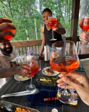 Zoë Renee Instagram - Life is like an Aperol spritz, the more you try it the better it gets. 
I had a magical birthday with the greatest people. This is my may- from @everydayppl ATL to the mountains to the goods I’m growing in my garden💐
