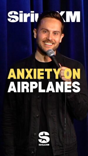 Zoltan Kaszas Instagram - How I found out I have anxiety ✈️
.
.
#anxiety #therapy #mentalhealth #standupcomedy #funny #jokes