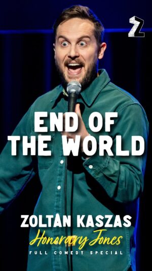 Zoltan Kaszas Instagram - The world is almost over 🌎🔥

My new special ‘Honorary Jones’ is out now on my YT channel📺 (link in bio)