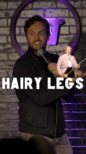Zoltan Kaszas Instagram - Every time I see a woman with hairy legs, I think of Mrs. Doubtfire 🧹
.
.
#robinwilliams #standupcomedy #funny #comedy