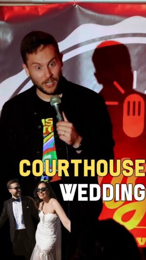 Zoltan Kaszas Instagram - Courthouse marriage 👨‍⚖️💒
.
.
#wedding #marriage #wife #standupcomedy