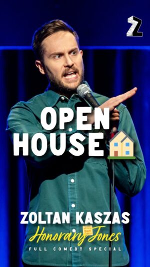 Zoltan Kaszas Instagram - My wife & I like to crash open houses for properties we can’t afford 🏡

My new special ‘Honorary Jones’ is out now on my YT channel📺 (link in bio)

#openhouse #housing #standupcomedy #comedy #funny