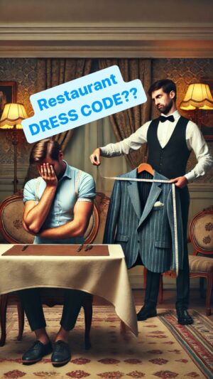 Zoltan Kaszas Instagram - Would you eat at a restaurant with a dress code?