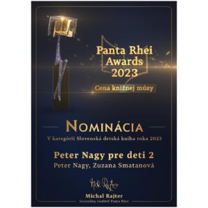 Zuzana Smatanová Instagram - Máme s Petrom Nagyom opäť obrovskú radosť 🤩 naša druhá knižka je aj tento rok nominovaná na Detskú knihu roka 2023 na Panta Rhei Awards 📚🏆 k nominácii môžete prispieť svojim hlasovaním cez www.pantarhei.sk/awards/ ďakujeme za každý váš hlas 🧚🏼‍♀️🙏🏼☺️ 
@peternagy_music @pantarheisk @vydavatelstvo_ikar 
.
#pantarheiawards #nominacia #detskakniharoka #peternagypredeti2 #peternagy #zuzanasmatanova #authors #illustrator #ikar #dakujeme #hlasovanie