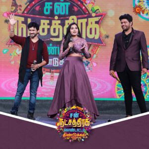 indhu chowdhary Instagram - Ram-Meena danced their way into our hearts 😍

Stills from SUN NATCHATHIRA KONDATTAM - DINDIGUL.

#SunTV #SunNatchathiraKondattam #SNKDindigul #MeenaOnSunTV #SunDigital