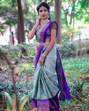 nithya gowda Instagram - Saree is my love💜
#photography