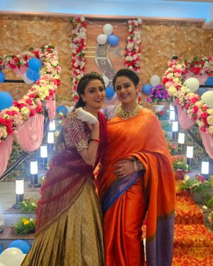 nithya gowda Instagram - Some cute pictures with @am_durga_devi 🧿🔥