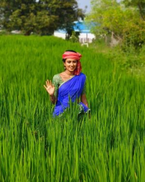nithya gowda Instagram - Falling in love with farm life🌱🐾. 
#kothagarekkalvochina
#nithyagowda✨
#sagara 
#shimoga