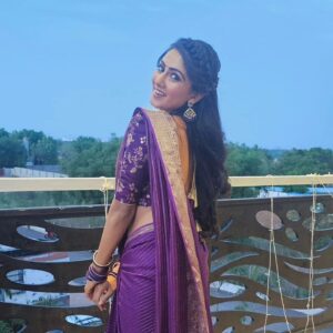 nithya gowda Instagram - Saree @label_saistudio 
Jewelry @parameshwara_enterprises