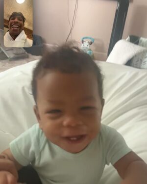 A$AP Rocky Instagram - HAPPY 1ST BIRTHDAY TO MY 2ND BORN SON RIOT ROSE MAYERS ❤️