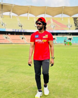 Aadi Saikumar Instagram - Thiruvananthapuram greenfield  International stadium 🫶