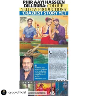 Aanand L. Rai Instagram - @cypplofficial brings to you a unique and compelling story once again! Get ready for the craziest story drenched in pulpy romance ❤️‍🔥

#PhirAayiHasseenDillruba coming on 9 August, only on @netflix_in 

#CYPPL @bombaytimes @hindustantimes