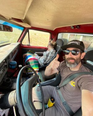 Aaron Kaufman Instagram - Short little impromptu camping trip. First one Ol’ RedFord has been on. Camped on two rivers drove up to the ghost town and bumbled up tin cup pass for a mile or so (not enough fuel to make the pass and water at 30” RedFord only has a fording depth of about 24” currently) still had a great time and RedFord was great not a single issue. 
Surprisingly RedFord gets 15mpg on 37s 5.13 gears and a full load  at elevation. Additionally the @mcleod_racing clutch and heavy flywheel make driving and old manual farm truck in the rocks not nearly as much of a chore… win for a stick shift. 
Plus a got a new camper well, new to me with all of its holes 😂 I never tested the bed size on these trucks after I cut them down so I learned that a shell off of the next gen and up to 96 fit. I had my expectations but it was cool the shell fit well. 

#magnaflow 
#mcleodclutch 
#precisionreplacementparts 
#colorado
