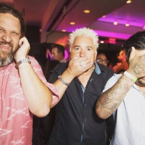 Aaron May Instagram - Hear no evil, speak no evil, see no evil. With the homies @nirvanafoodandwine last week. 📸:@jimlouvau