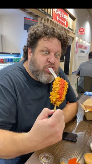 Aaron May Instagram - @azfoodie took me to beautiful Mesa Az to check out some delicious treats! @twohandscorndog_arizona 
@snowtimeaz @hmartofficial