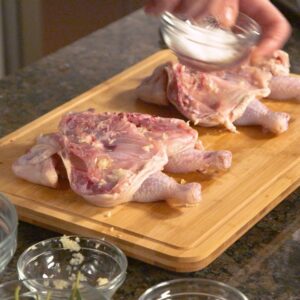 Aaron May Instagram - I'm excited to be a part of Ninja® Home Kitchen, a new series from @ninjakitchen where my friend @adamgertler is challenged by a variety of chefs to recreate signature dishes using only his Ninja® Foodi™ Products. I challenged Adam to recreate one of my favorites – Cornish Rock Hens with chimichurri! Watch the full episode on @ninjakitchen's YouTube channel to see if Adam has what it takes. Link in bio for the full episode. #NinjaFoodiFamily #NinjaHomeKitchen #NinjaFoodiOven