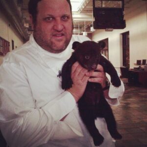 Aaron May Instagram - Guys- this is 7 years ago hanging out w a baby black bear. I wonder all the time what kind of bear he became... like a steal your picnic bear? An America’s funniest home video bear? Go thru your garbage bear?  Grateful Dead dancing bear? Cal Berkeley bear?