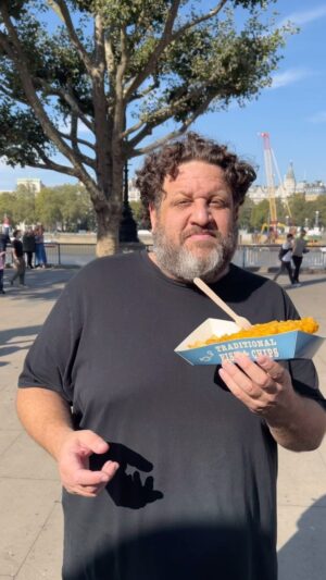 Aaron May Instagram - The fish and chips where worth the trip alone
