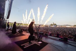 Adam Darski Instagram - @summerbreezeopenair last night (day?) in the eye of @shelley.jambresic ! @behemothofficial @orion669