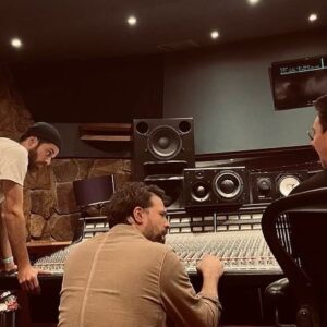 Adam Prendergast Instagram - happy place with @louisdunford and the gang 🖤