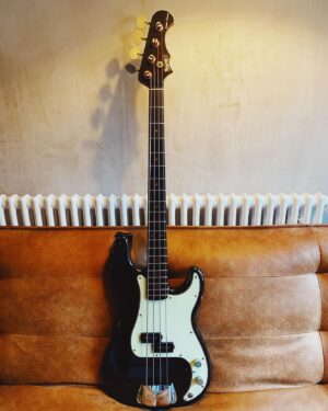 Adam Prendergast Instagram - First met Dave 20 years ago when he played guitar in my brothers band. Ive always looked up to him as an amazing musician and lovely guy. Little did I know one day that he would hand craft my dream bass. Thank you for listening to my endless ramblings about what would make  my ideal bass and leading the way with your unmatched knowledge of all that is vintage. If you love vintage instruments you will love all that is @regent7guitars. You need to see and play them to believe how incredible they are. This is just the beginning for you Dave and I’m so proud to own your first Low Tone. (swipe to see the genius at work)🖤