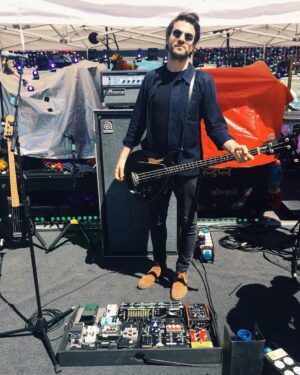 Adam Prendergast Instagram - been a blast supporting @coldplay again in aus with @liannelahavas and the gang. next stop Sydney 🤘😎🤘(photo credit @gingervilledrum)