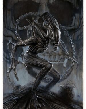Adi Granov Instagram - I'm excited about Alien Romulus tomorrow!

#alien #alienromulus #marvel #adigranov