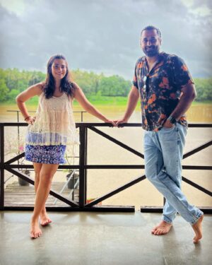 Aditi Sharma Instagram - ⭐️creating memories for a Lifetime 🧿
Never underestimate the importance of having a person in your Life who can always make you SMILE 😁
#youandme #goodtimes #countyourblessings 🌈
8/8/8🧿 gratitude 🙏