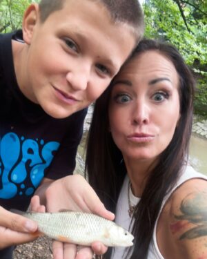 Agáta Hanychová Instagram - Jestli se mi neco v zivote povedlo na 1 tak si to ty @kd_fishing_ #love #