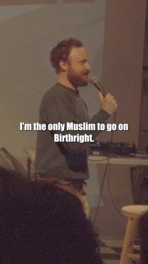 Ahamed Weinberg Instagram - What do you think about this

#Standup #comedy #birthright #muslim #jew