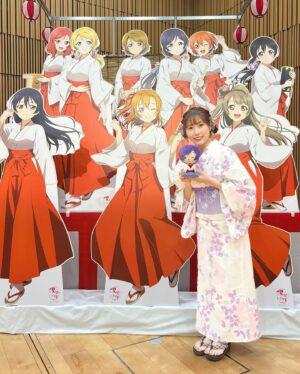 Aina Kusuda Instagram - #神田明神納涼祭り
#盆踊り
#楽しかったです
#lovelive！
#μ's
#東條希ちゃんに会いました
