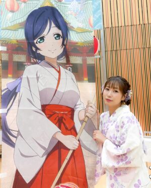 Aina Kusuda Instagram - #神田明神納涼祭り
#盆踊り
#楽しかったです
#lovelive！
#μ's
#東條希ちゃんに会いました