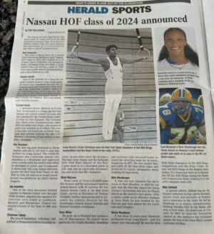 Al Iaquinta Instagram - Congratulations to my idol @coachiaquinta - 2024 Nassau County Athletics Hall of Fame Inductee. Well deserved after decades of mentoring young athletes. The connections on Long Island between you and those who can attest to the positive impact you’ve had on their lives are truly remarkable. 🏈🥇#ProudSon