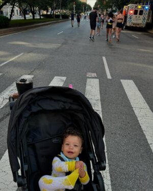 Al Roker Instagram - My little Sky and me on a #vehiclefree Park Avenue during the #summerstreets program here in NYC.