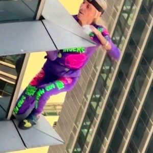 Alain Robert Instagram - In March of this year and at the age of 61  I have climbed  freesolo the Gt international tower in Makati Philippines.  In this little video  some difficult  moments  struggling  on those aluminum slats  as slim as some cigarette papers barely holding  my weight  which on the top of reaching a dead end 2m bellow the summit and forced to down  climb  the entire  building.  Quite a difficult  day that I have continued  in custody  for 40h in some very bad condition laid on some concrete  with my 16 other fellow  inmates amongst hundreds of cockroaches. 
#climbing #freesolo #challenge #challenge #resilience #adrenaline #climbinginspiration