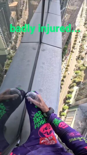 Alain Robert Instagram - few months ago as I was climbing  in Philippines  the GT international tower freesolo  at the age of 61 years old . An ascent I did up and down  cumulating 436m climb before surrendering  to the authorities  at the bottom followed by a 40h custody in the worst condition  ever . 
#climbing #freesolo #climbinginspiration #challenge #adventure #resilience
