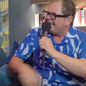Alan Carr Instagram - We’ve got a VERY busy boy onboard Alan Air this week - heading to the Edinburgh Fringe with his brand new ‘Shoes Half Full’ stand up show and then straight off to Paris for the Paralympics - sounds like he’ll need a holiday after that - welcome to the @lifesabeach.podcast @adamhillscomedy 🛶❤️🕶️☀️👙