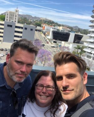 Alan Powell Instagram - Monarch Media turned 4 today! 

This was the first picture we ever took together once we launched. 

We’ve made 5 movies and a docuseries. That is a pretty productive 4 years! But we are just getting started :) 

Thank you @swbarnett and @vickyp487 for genuinely being the best partners I could ask for… wouldn’t want to be on the ride with anyone else.