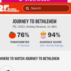 Alan Powell Instagram - These numbers for a musical let alone a movie with a faith element are HUGE! So happy to hear that people are loving @jtbmovie — such a huge effort and labor of love to make the best movie possible about such an important story — means so much to see the positive response