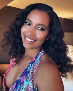 Alana Monteiro Instagram - 🪩 

HAIR BY @travyboyhair 
MUA BY @dafineneziri 
DRESS @nastygal 

#HotelCocaine
@HotelCocaineMGM
@MGMPlus