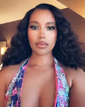 Alana Monteiro Instagram - 🪩 

HAIR BY @travyboyhair 
MUA BY @dafineneziri 
DRESS @nastygal 

#HotelCocaine
@HotelCocaineMGM
@MGMPlus