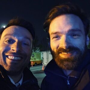 Alban Lenoir Instagram - Travail et travail et travail encore
jusqu’à ce que tes idoles deviennent tes partenaires ... #nevergiveupmyfriends #actorslife
